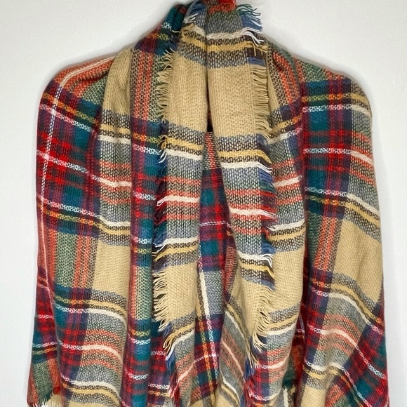 Altar’d State Plaid Pashmina O/S - Picture 2 of 8